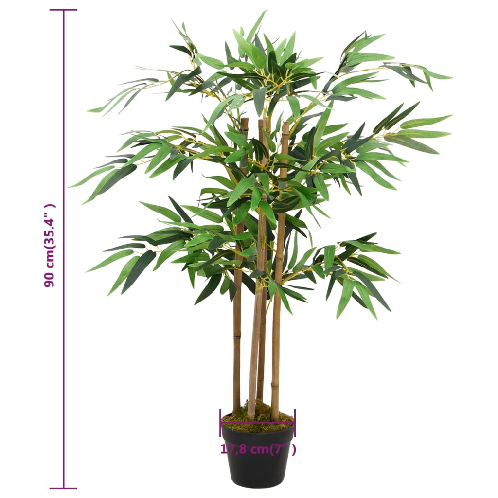 Kunstplant bamboe Twiggy met pot 90 cm – afbeelding 5