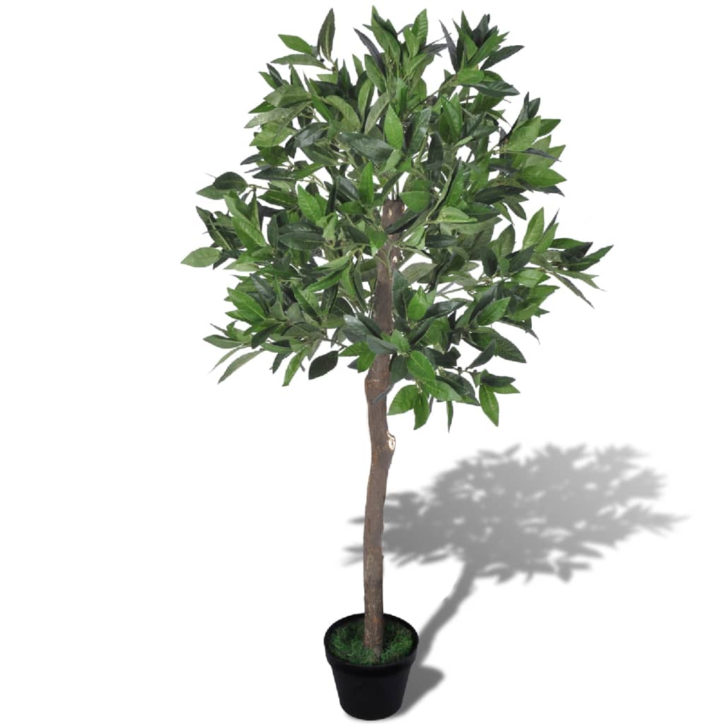 Kunst laurierboom met pot 120 cm – afbeelding 1