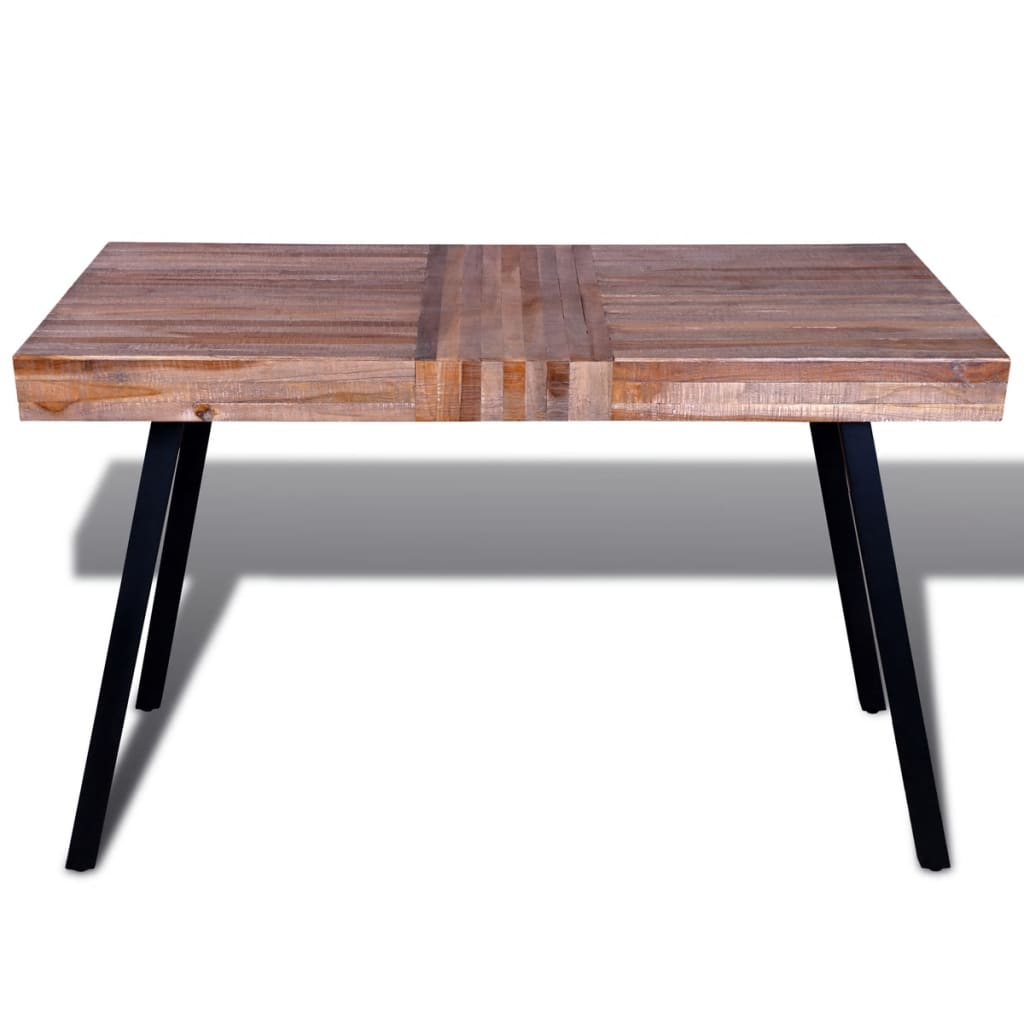 Tafel gerecycled teakhout – afbeelding 6