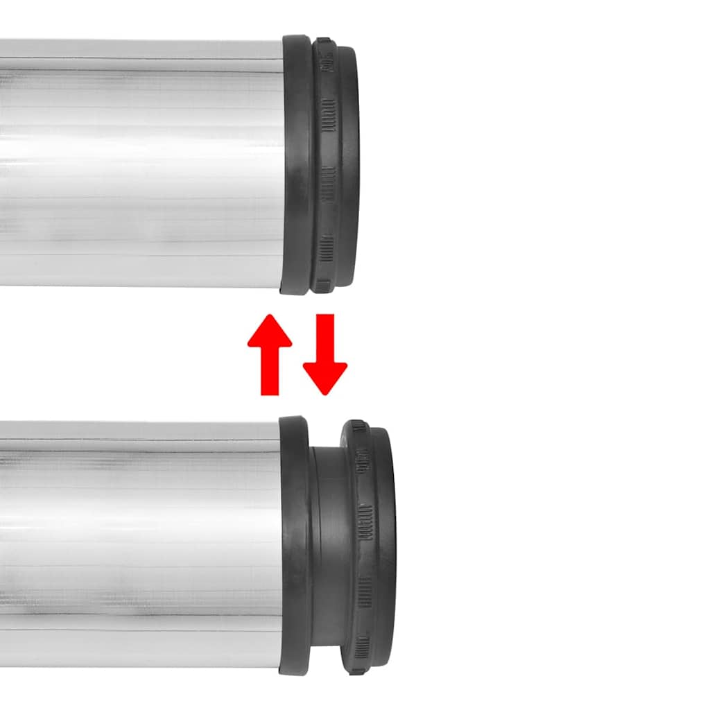 Tafelpoten in hoogte verstelbaar geborsteld nikkel 710 mm 4 st – afbeelding 3