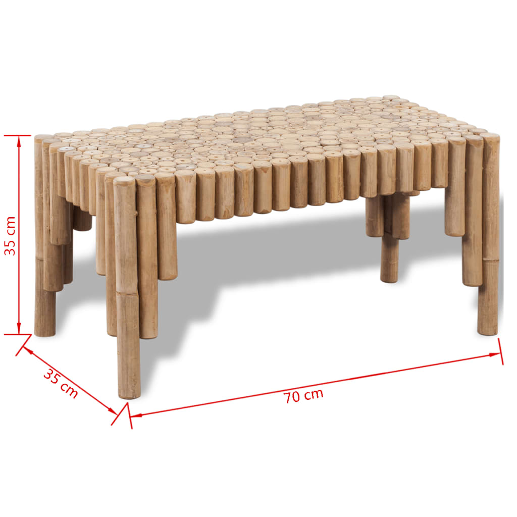 Salontafel bamboe – afbeelding 5