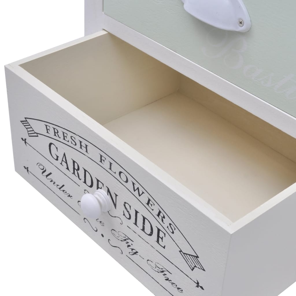 Nachtkastjes Franse stijl 2 st hout – afbeelding 6