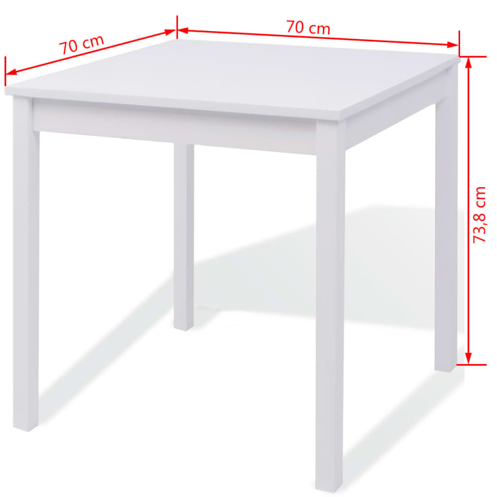 5-delige Eetkamerset grenenhout – afbeelding 8