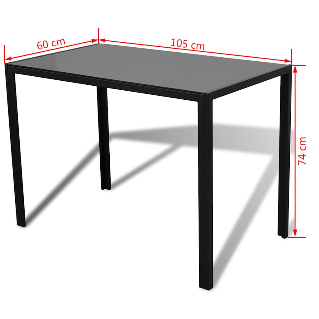 5-delige Eethoek zwart – afbeelding 6