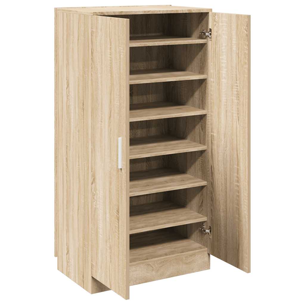 Schoenenkast 7 planken eiken – afbeelding 3