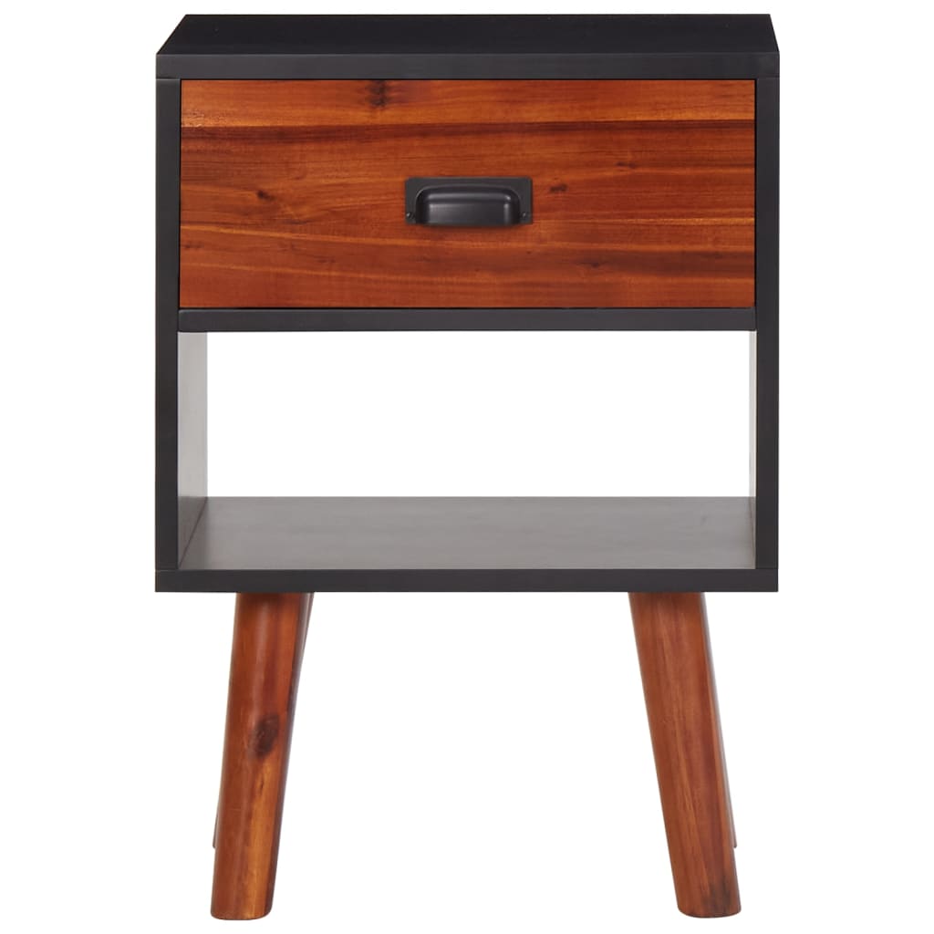 Nachtkastje 40x30x57 cm massief acaciahout – afbeelding 2