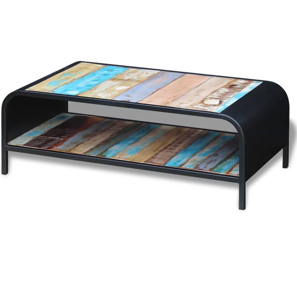 Salontafel massief gerecycled hout