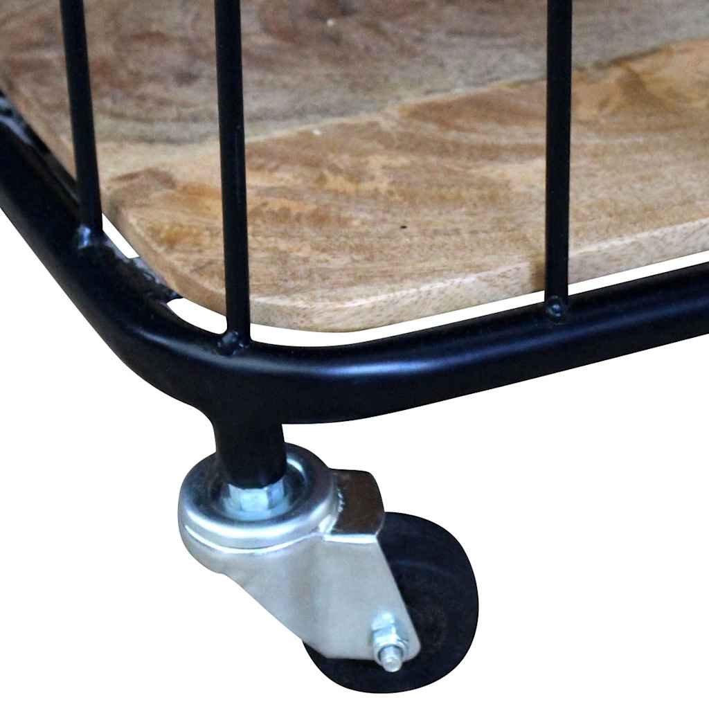 Tv-meubel100x40x45 cm massief mangohout – afbeelding 8