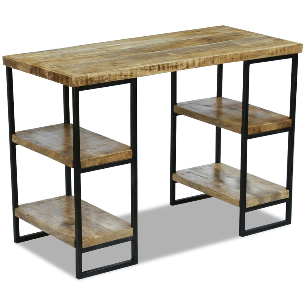 Bureau 110x50x76 cm mangohout – afbeelding 2