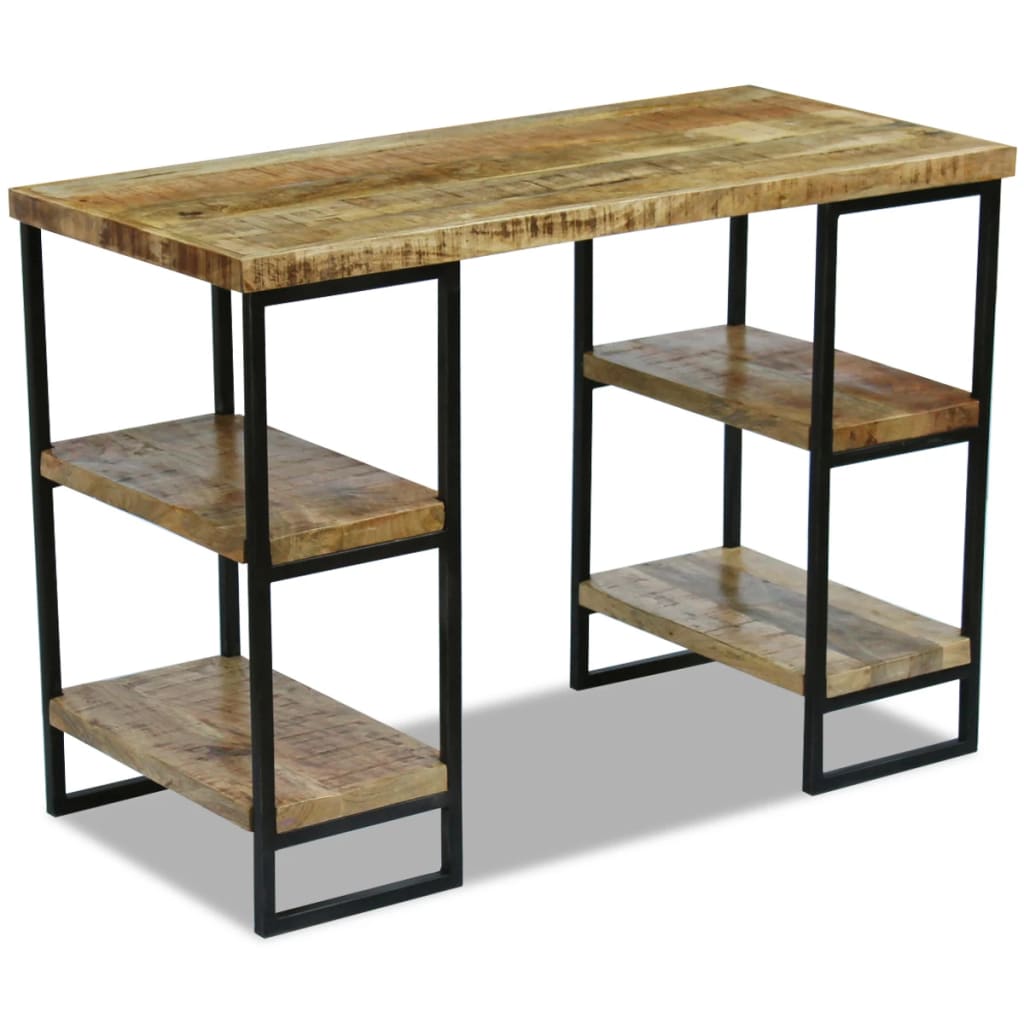Bureau 110x50x76 cm mangohout – afbeelding 3