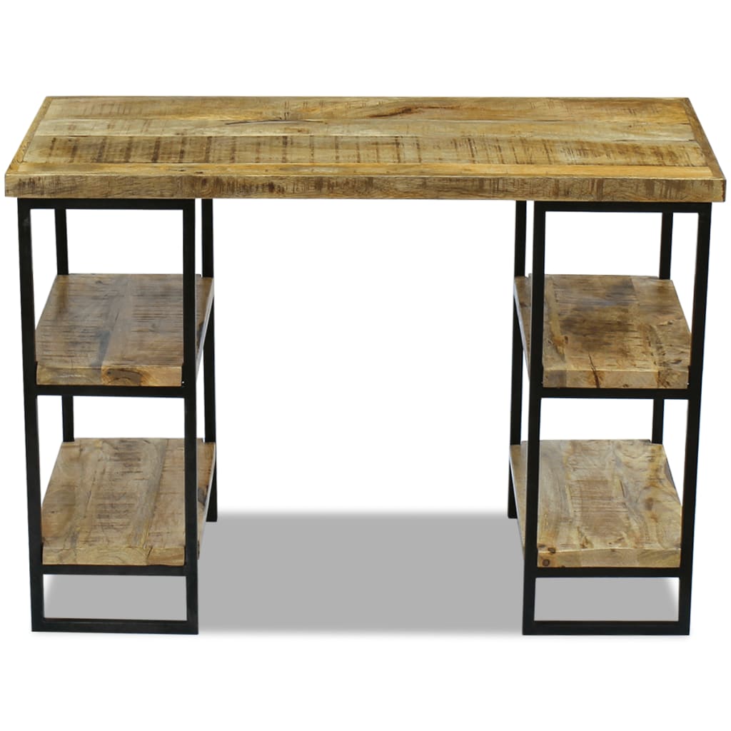 Bureau 110x50x76 cm mangohout – afbeelding 6