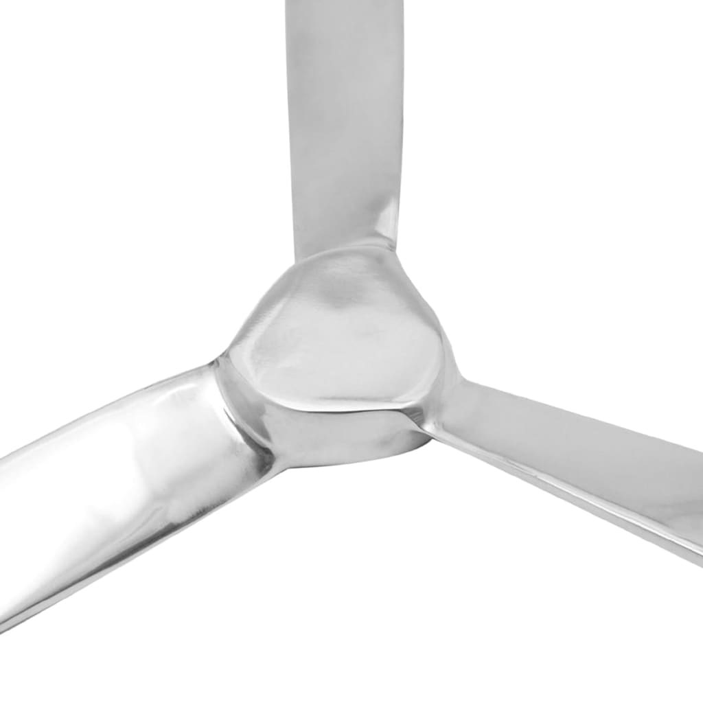 Propeller voor aan de muur 70 cm aluminium zilver – afbeelding 4
