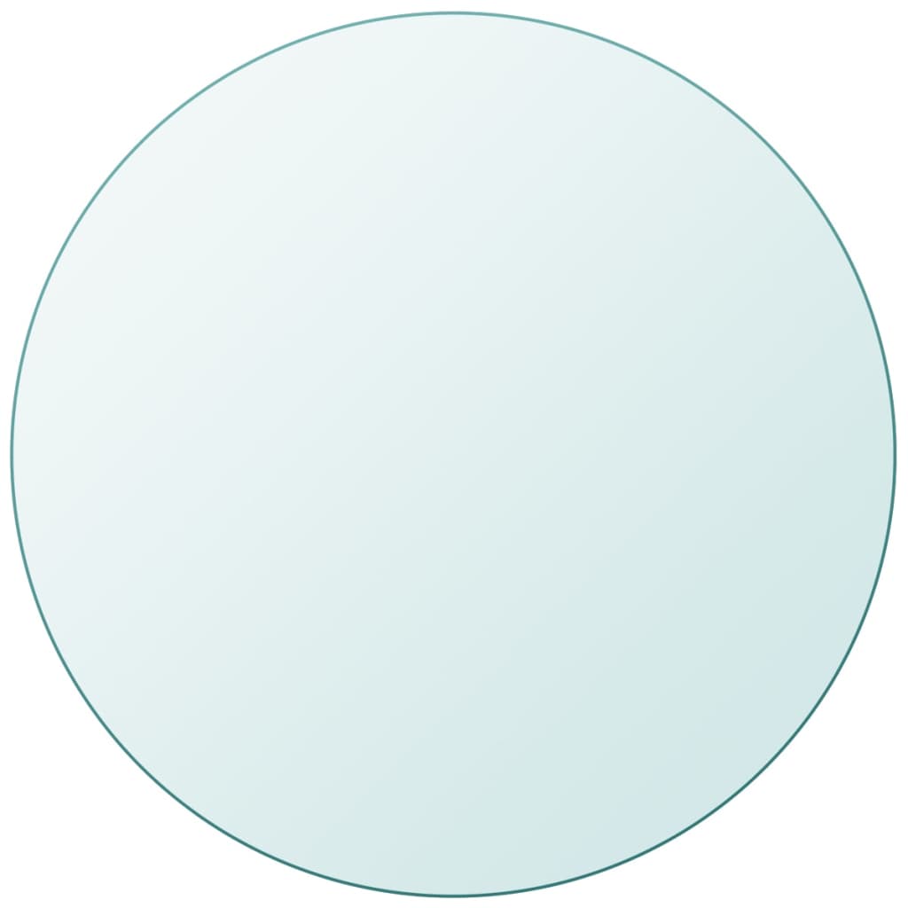 Tafelblad van gehard glas 300 mm rond
