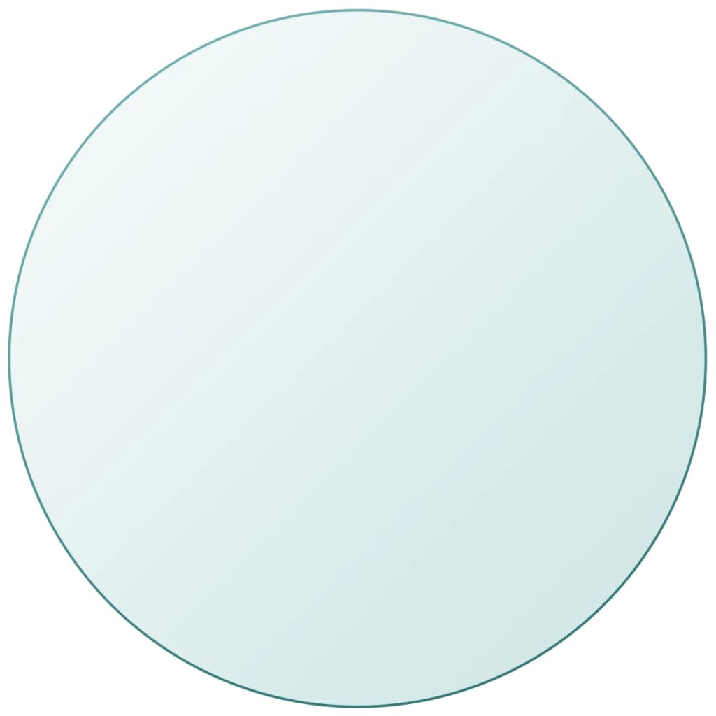 Tafelblad van gehard glas 900 mm rond