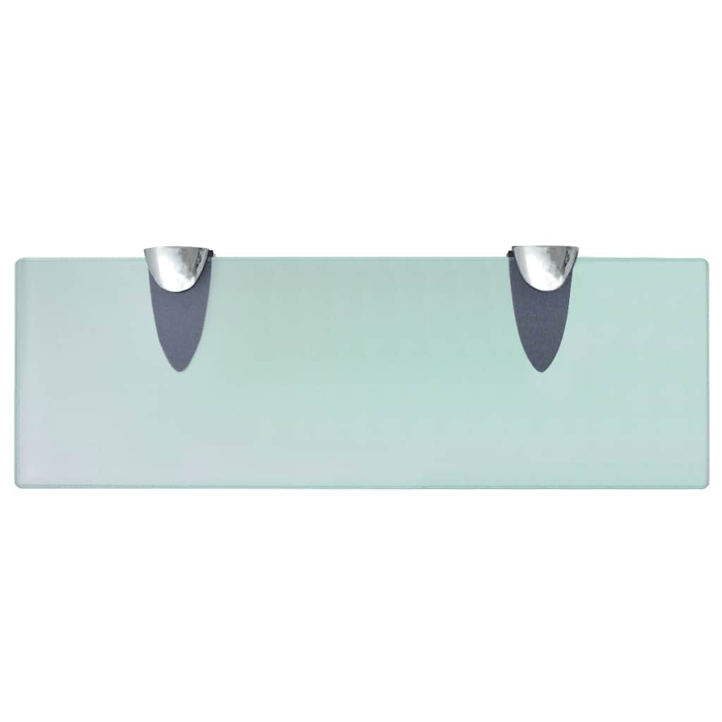 Zwevend schap 30x10 cm 8 mm glas – afbeelding 3