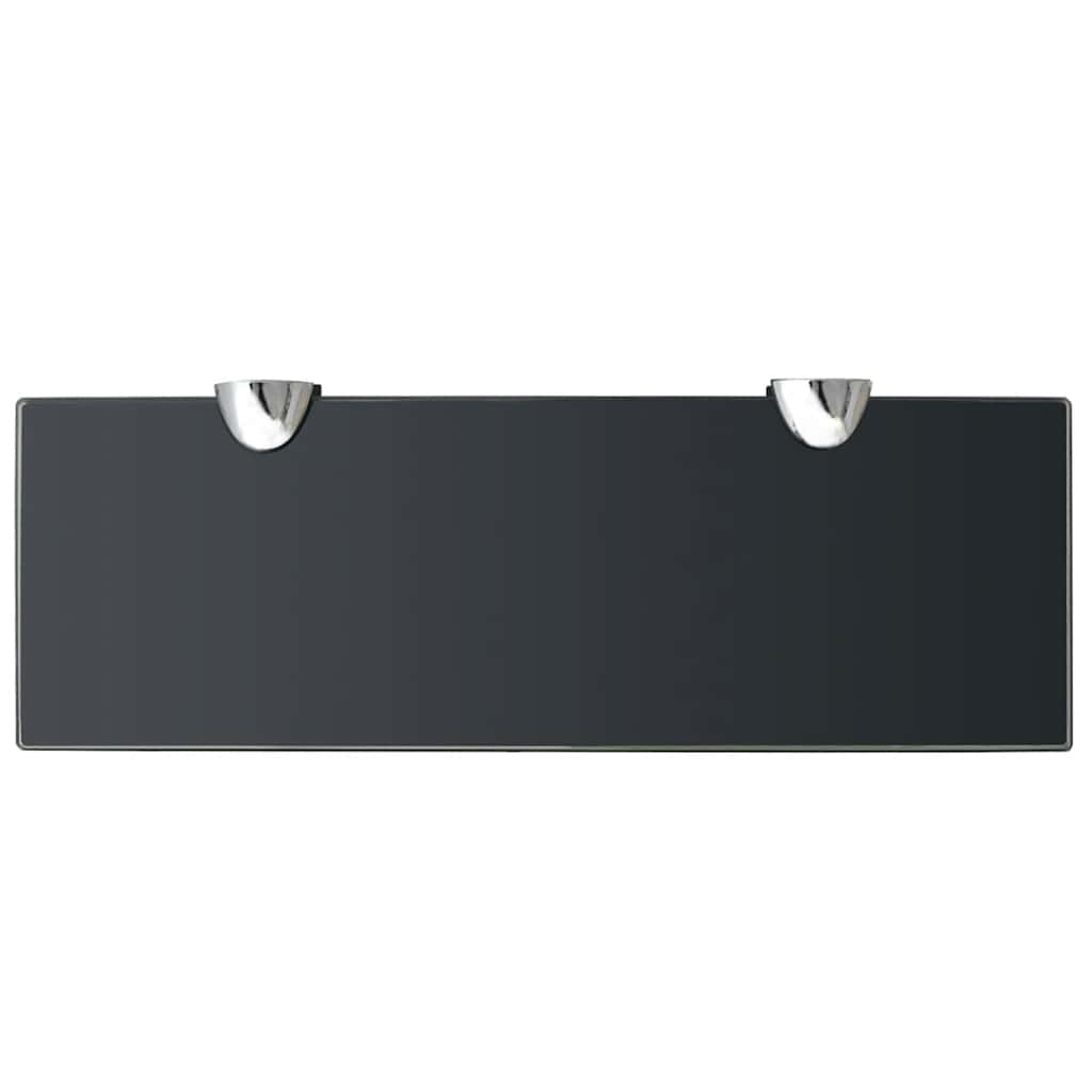 Zwevend schap 30x10 cm 8 mm glas – afbeelding 3