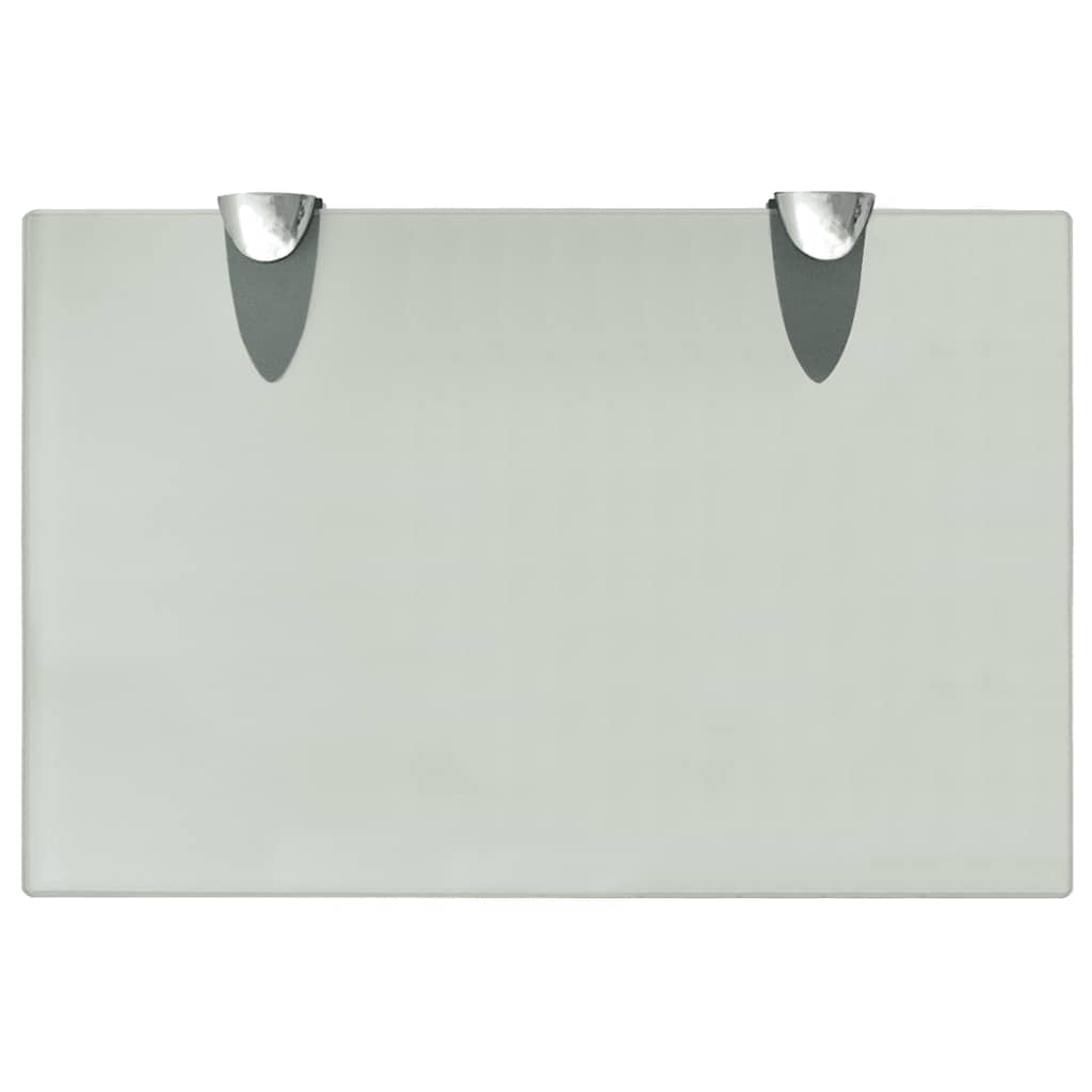 Zwevend schap 30x20 cm 8 mm glas – afbeelding 3