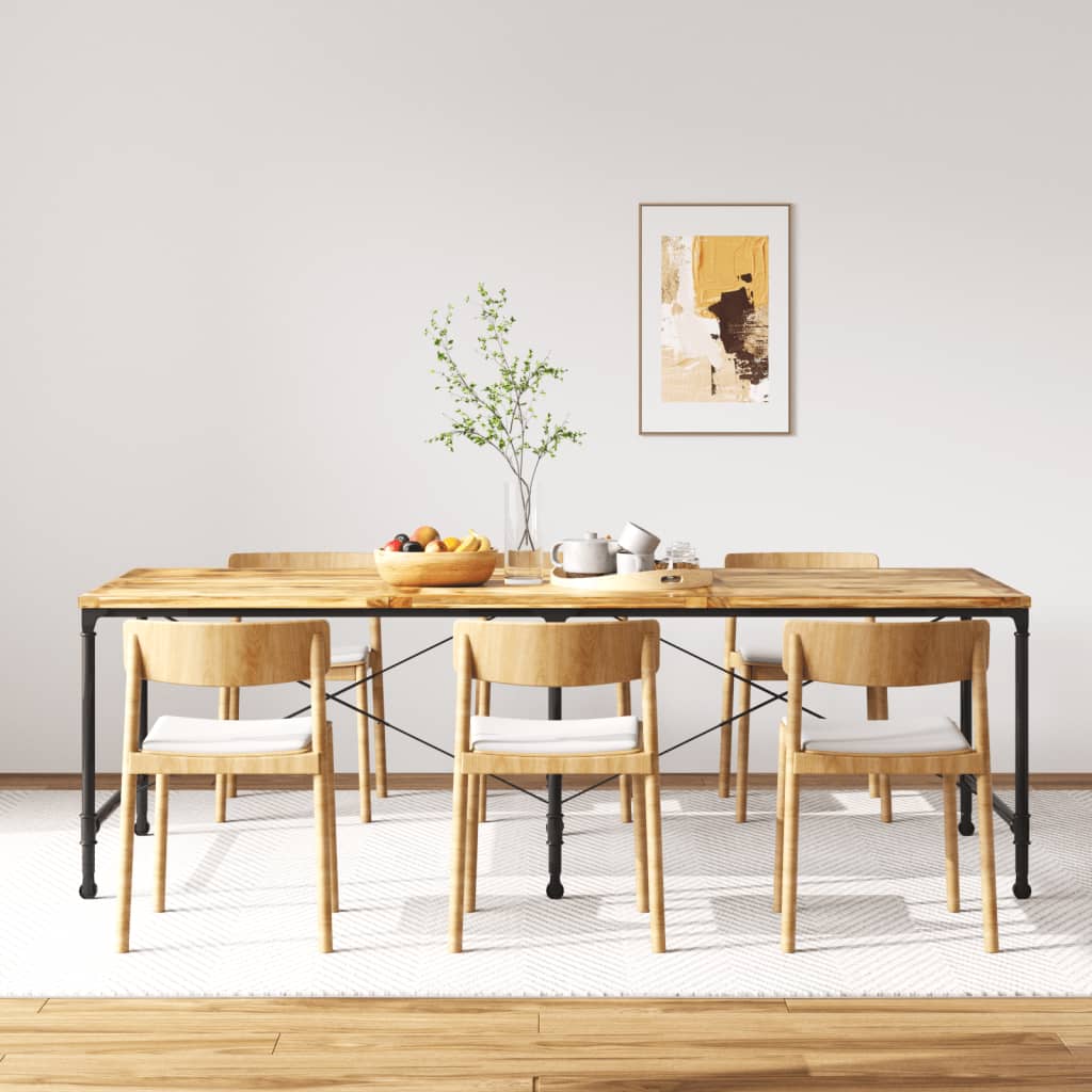 Eettafel 240 cm massief mangohout – afbeelding 1