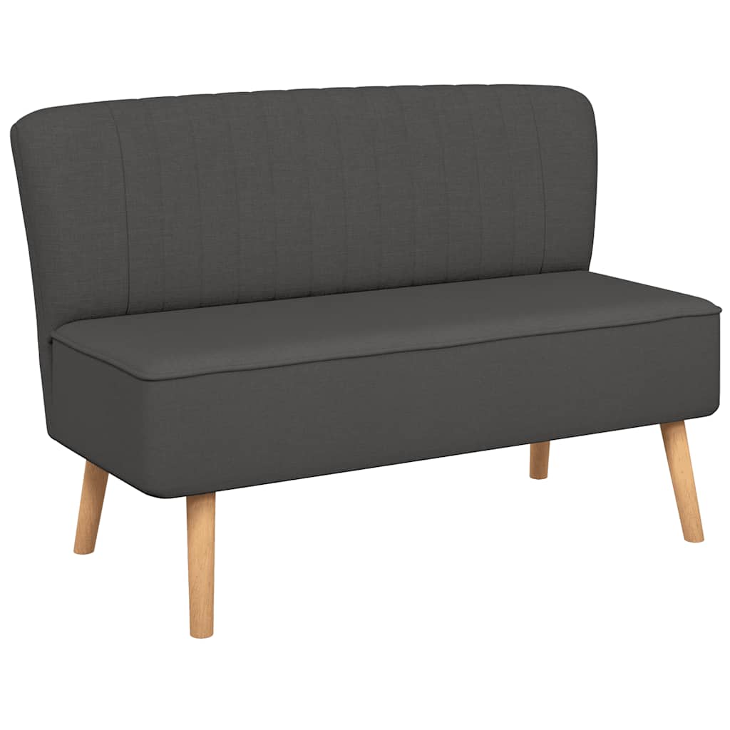 Bank 117x55,5x77 cm stof donkergrijs – afbeelding 2