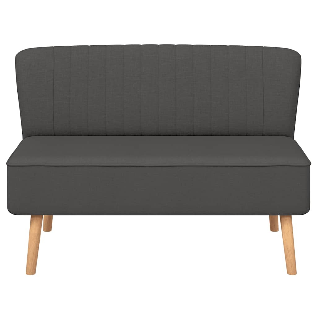 Bank 117x55,5x77 cm stof donkergrijs – afbeelding 3