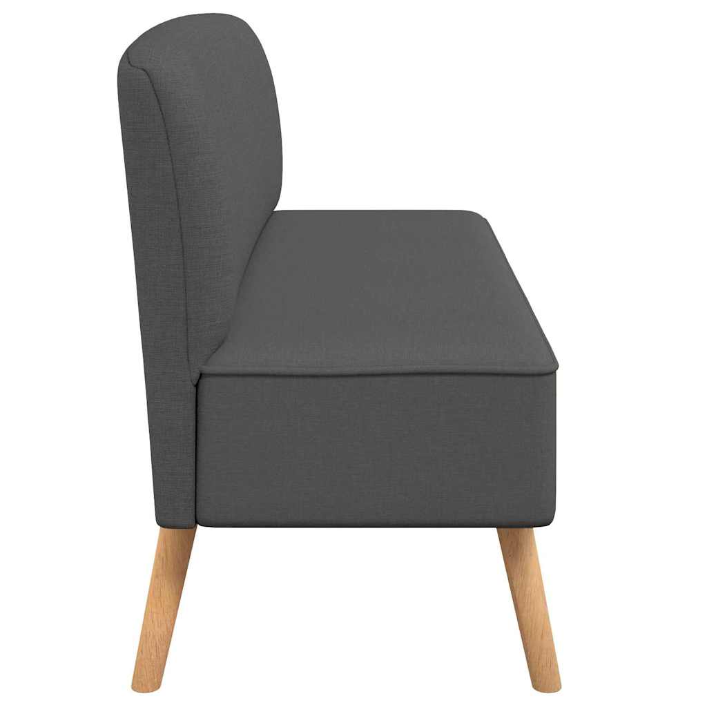 Bank 117x55,5x77 cm stof donkergrijs – afbeelding 4