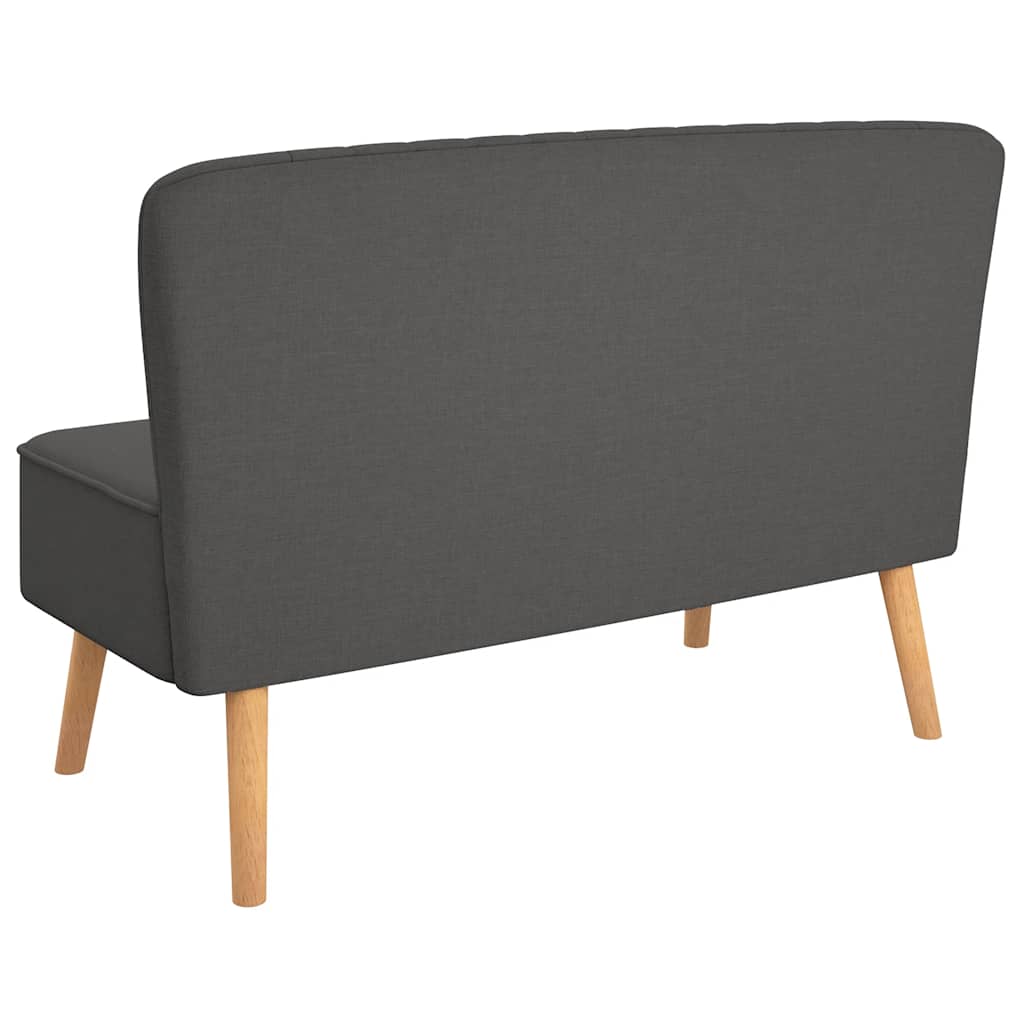 Bank 117x55,5x77 cm stof donkergrijs – afbeelding 5