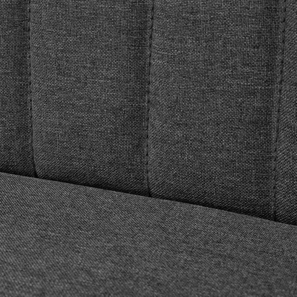 Bank 117x55,5x77 cm stof donkergrijs – afbeelding 6