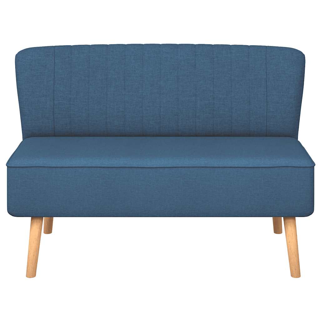 Bank 117x55,5x77 cm stof blauw – afbeelding 3