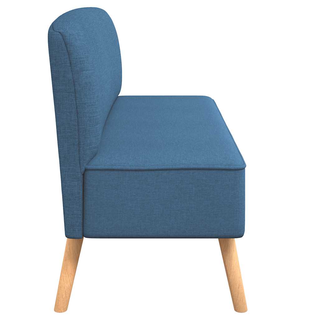 Bank 117x55,5x77 cm stof blauw – afbeelding 4
