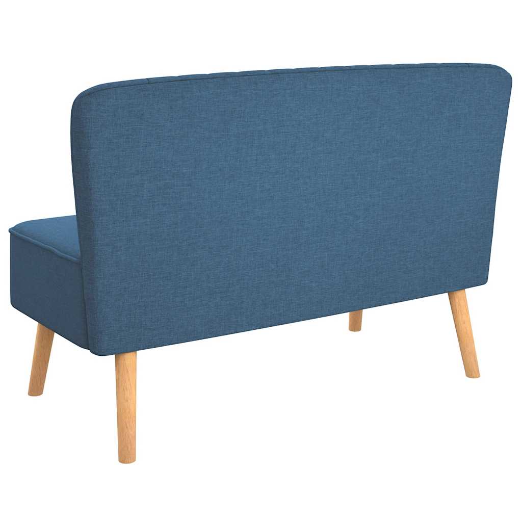 Bank 117x55,5x77 cm stof blauw – afbeelding 5