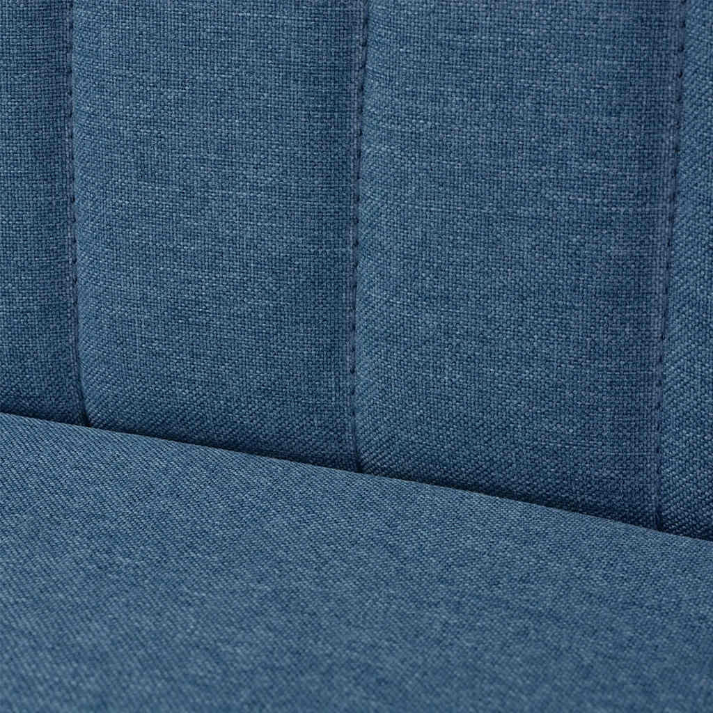 Bank 117x55,5x77 cm stof blauw – afbeelding 6
