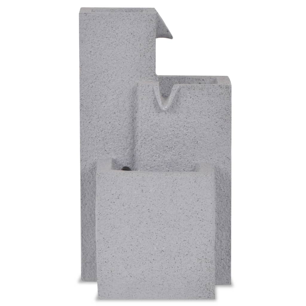 Binnenfontein met LED-verlichting polyresin – afbeelding 3