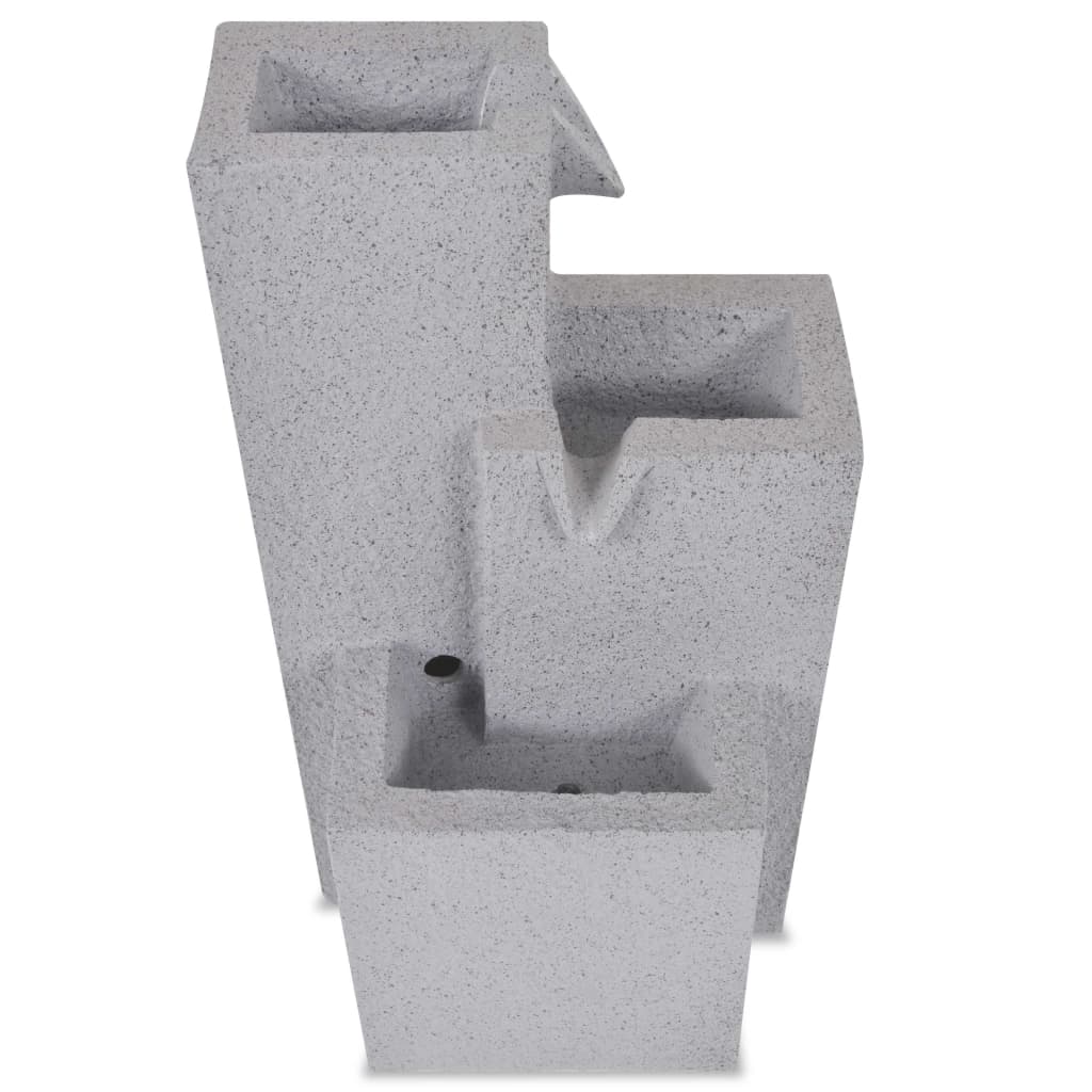 Binnenfontein met LED-verlichting polyresin – afbeelding 4