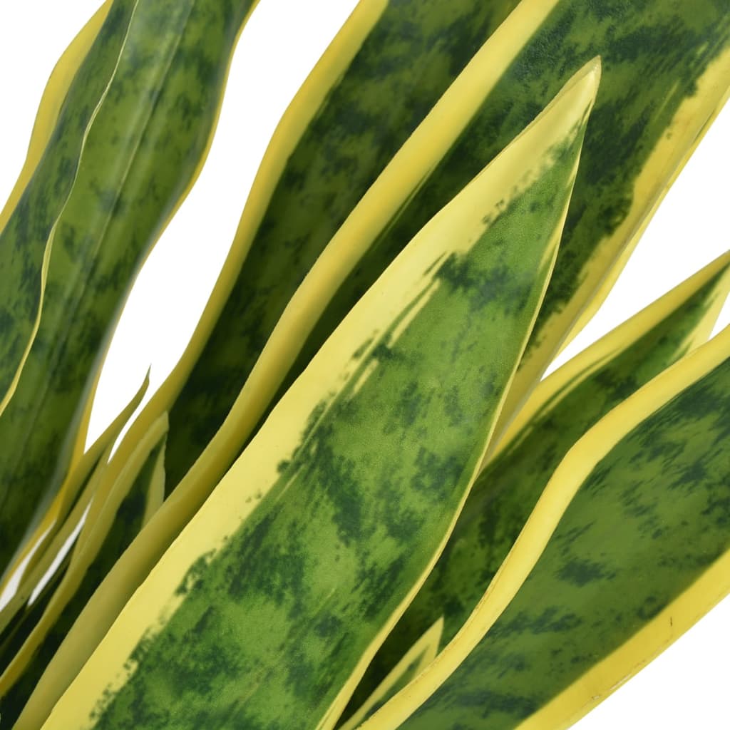 Kunst sanseveria plant met pot 90 cm groen – afbeelding 2