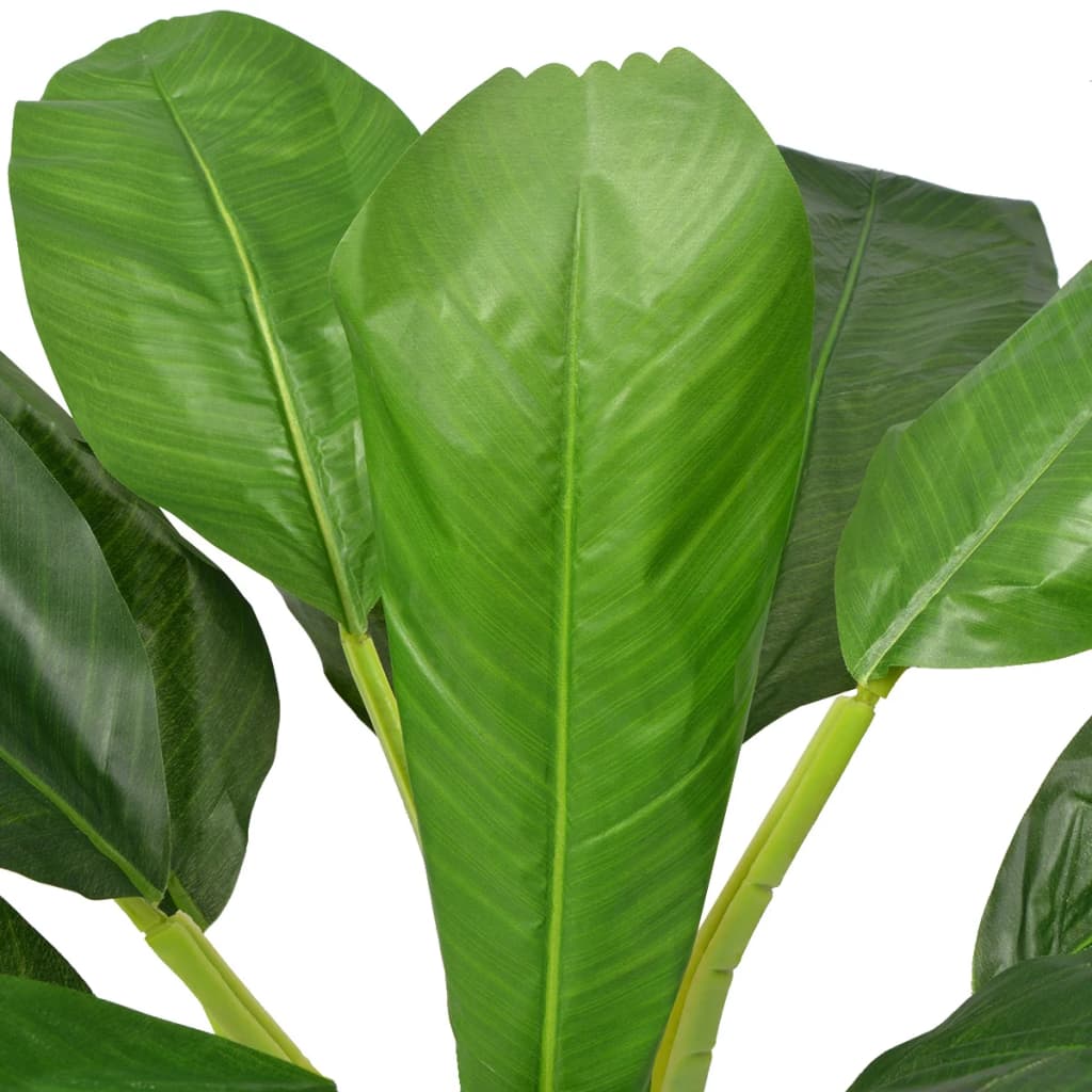 Kunst bananenboom plant met pot 150 cm groen – afbeelding 2