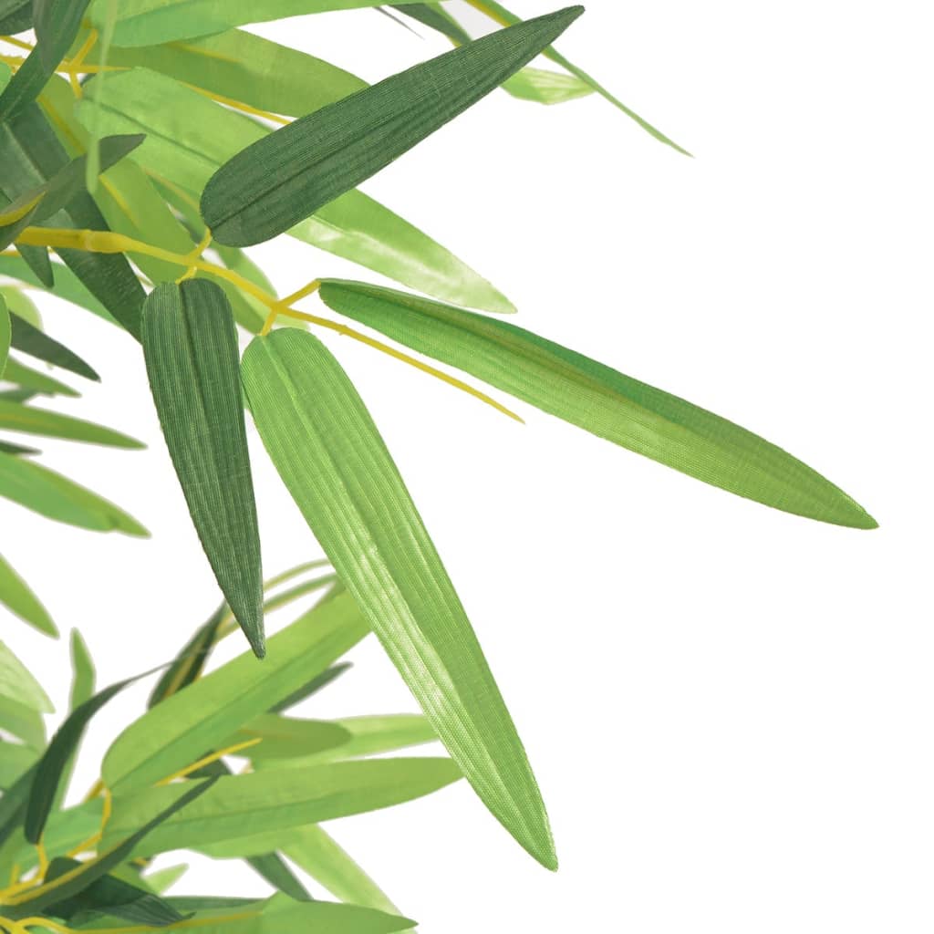 Kunstplant met pot bamboe 120 cm groen – afbeelding 2