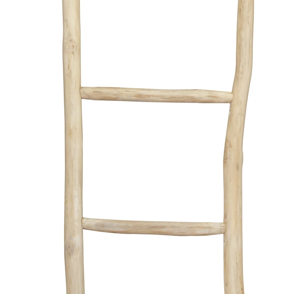 Handdoekenladder met 5 sporten 45x150 cm teakhout – afbeelding 2