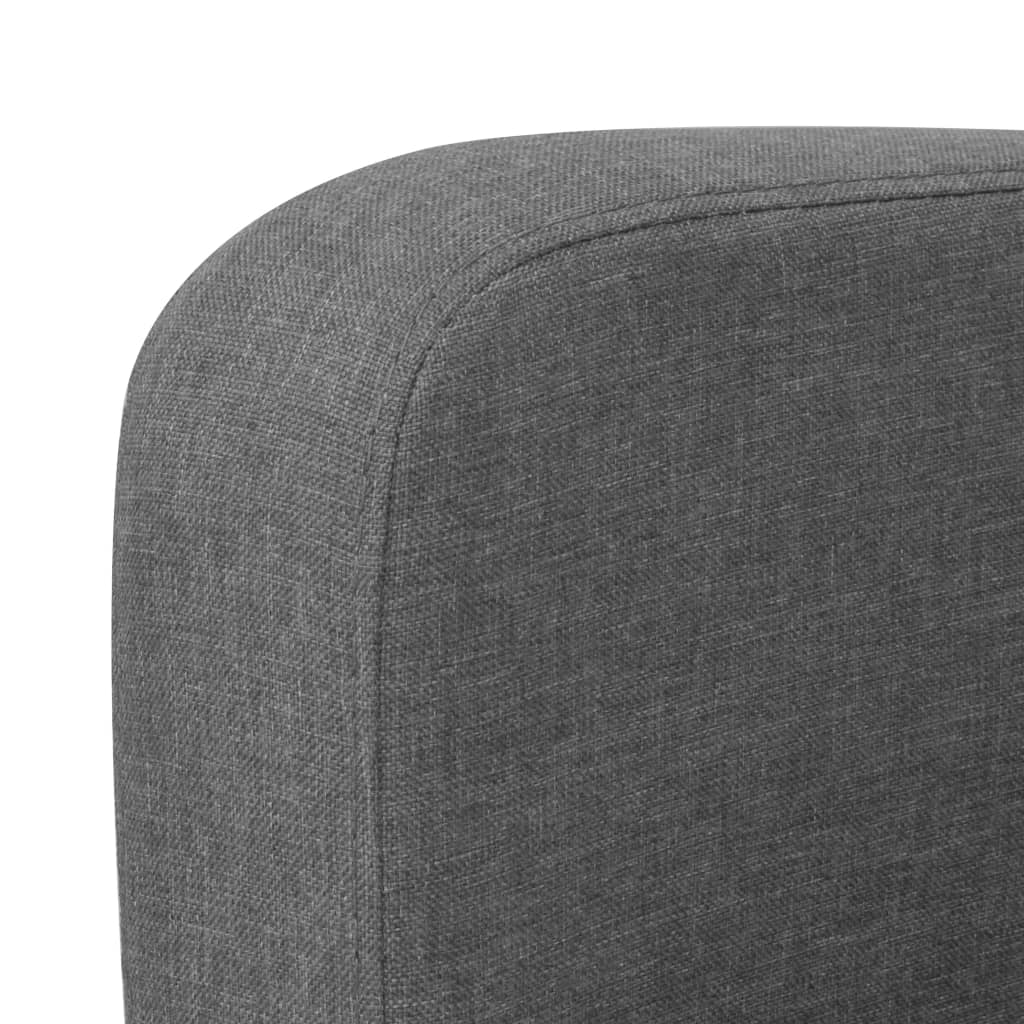 Driezitsbank 180x65x76 cm donkergrijs – afbeelding 3