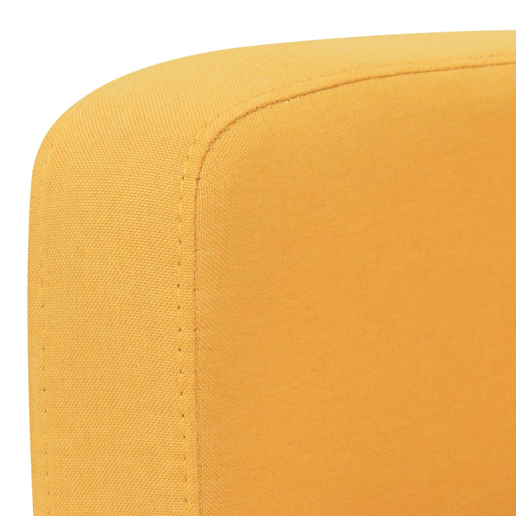 Driezitsbank 180x65x76 cm geel – afbeelding 3