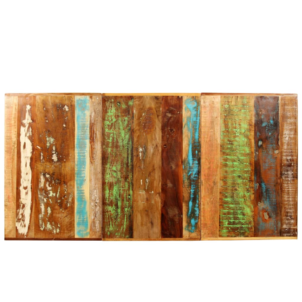 Eettafel 180 cm massief gerecycled hout – afbeelding 4