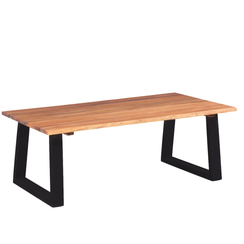 Salontafel massief acaciahout 110x60x40 cm – afbeelding 1