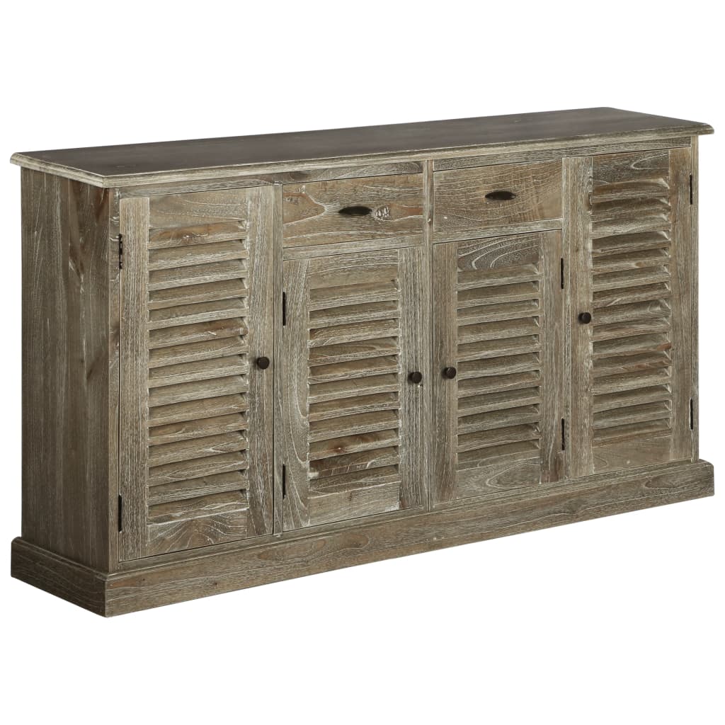 Dressoir 145x32,5x77 cm massief mindihout