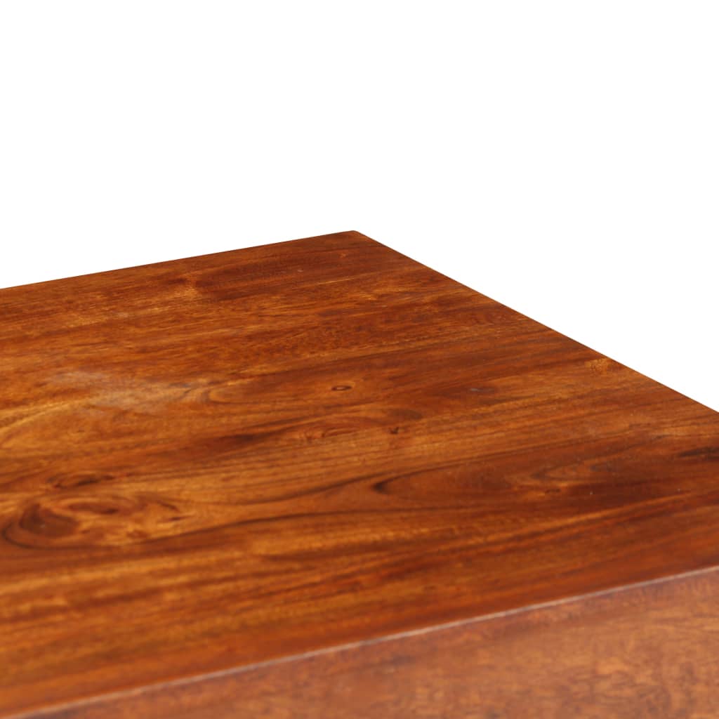 Bureau 110x50x76 cm massief acaciahout en honingafwerking – afbeelding 5