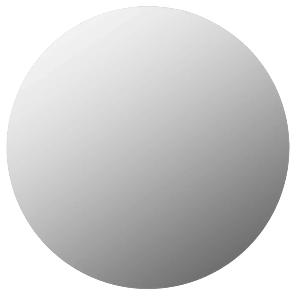Wandspiegel rond 70 cm glas – afbeelding 4