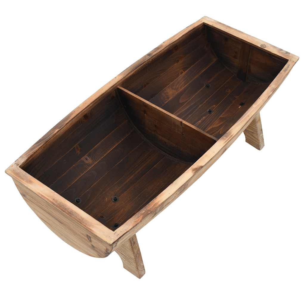 Opbergbankje 103x51x44 cm massief hout en stof – afbeelding 7