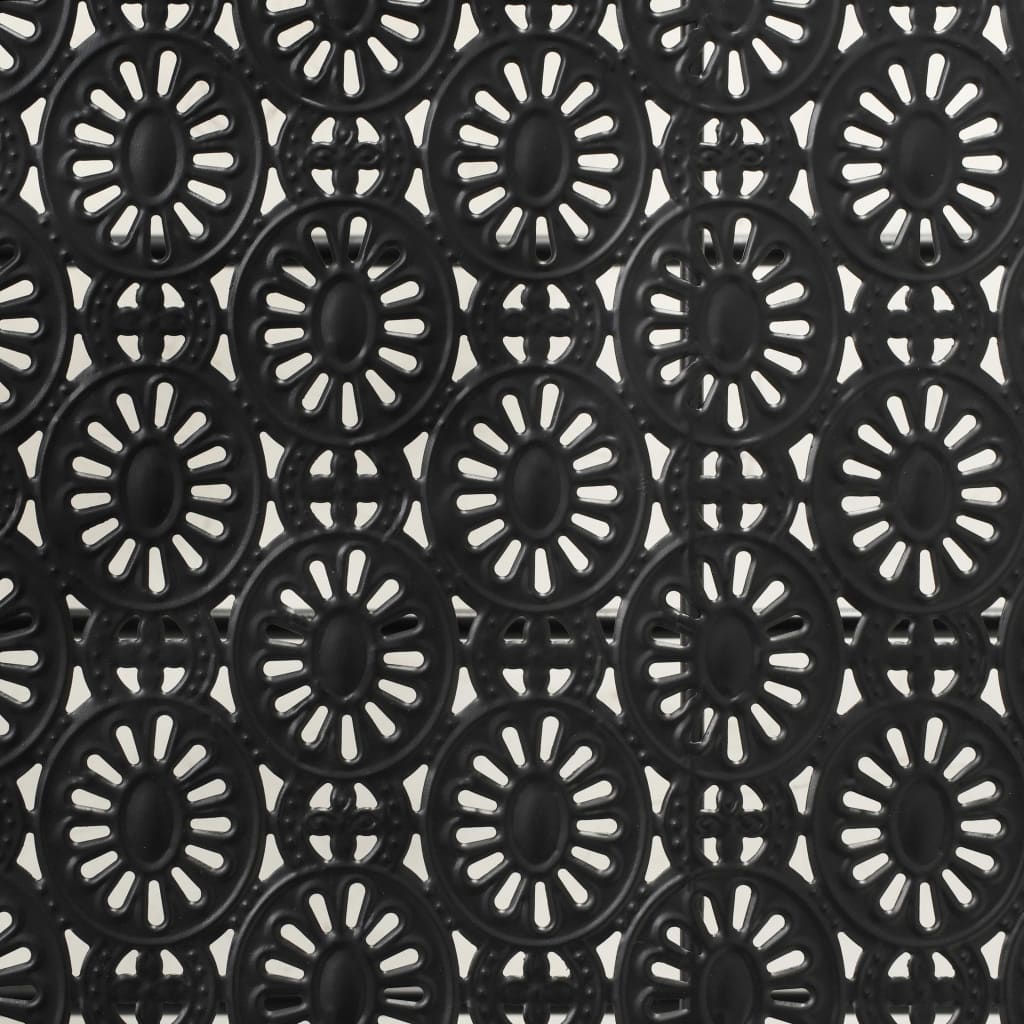 Salontafel vintage stijl inklapbaar 100x50x45 cm metaal zwart – afbeelding 7