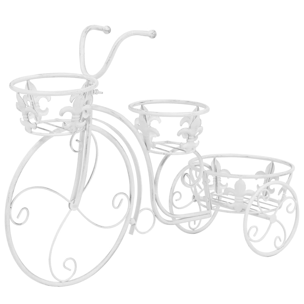 Plantenstandaard fietsvorm vintage stijl metaal – afbeelding 2