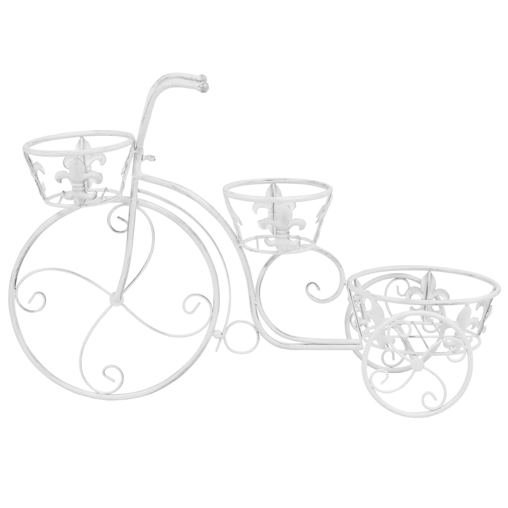 Plantenstandaard fietsvorm vintage stijl metaal – afbeelding 3