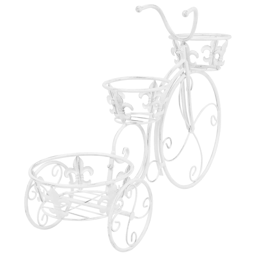 Plantenstandaard fietsvorm vintage stijl metaal – afbeelding 4