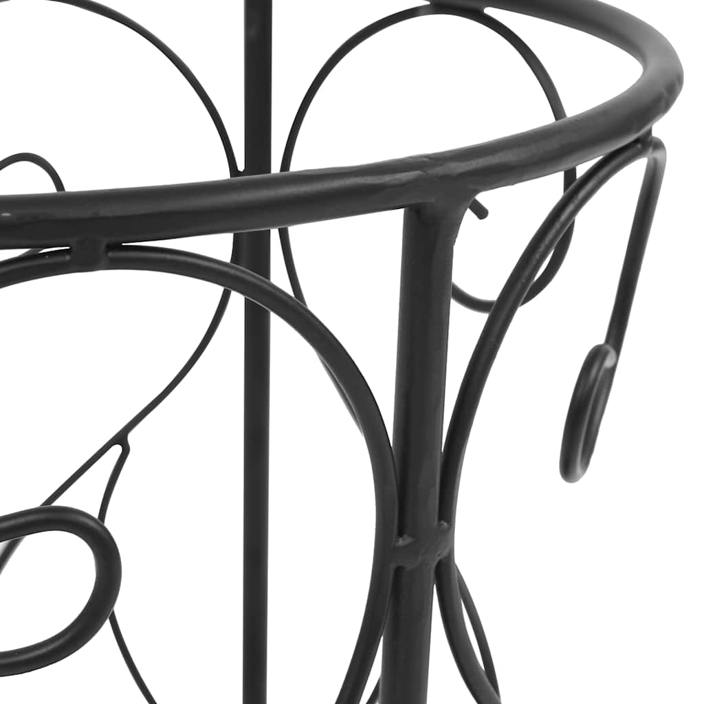 Parapluhouder vintage stijl 26x46 cm metaal zwart – afbeelding 5